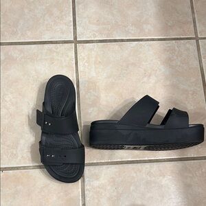 Crocs Black Women's Sandals